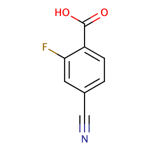 4-氰基-2-氟苯酸