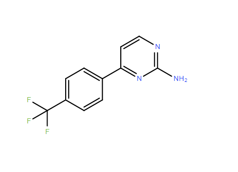 4-(4-(三氟甲基)苯基)嘧啶-2-胺 