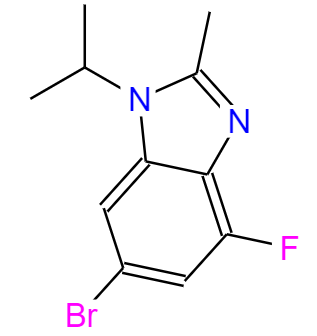 6-溴-4-氟-1-异丙基-2-甲基-1H-苯并[d]咪唑