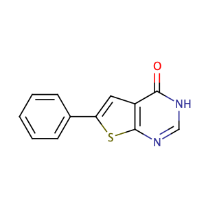 6-苯基-3H-噻吩并[2,3-d]嘧啶-4-酮