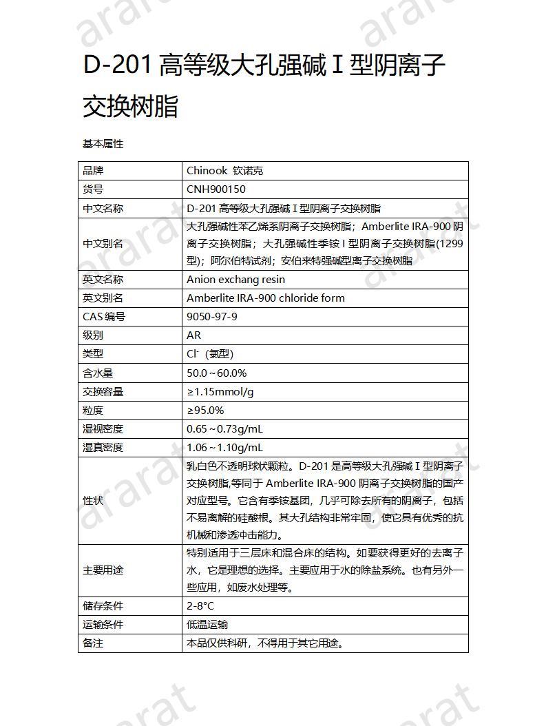 CNH900150-D-201高等级大孔强碱Ⅰ型阴离子交换树脂_01.jpg