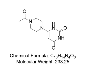 6-(4-乙酰哌嗪-1-基)嘧啶-2,4(1H,3H)-二酮