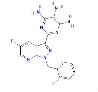 2-(5-氟-1-(2-氟苄基)-1H-吡唑并[3,4-B]吡啶-3-基)嘧啶-4,5,6-三胺