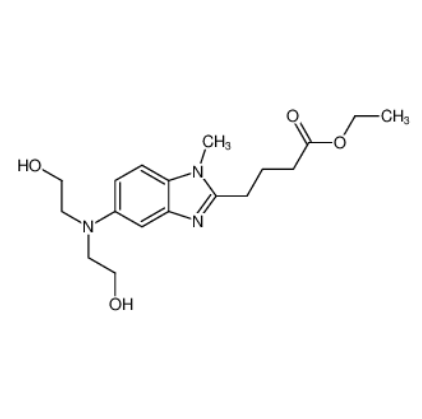 5-[双(2-羟乙基)氨基]-1-甲基-1H-苯并咪唑-2-丁酸乙酯