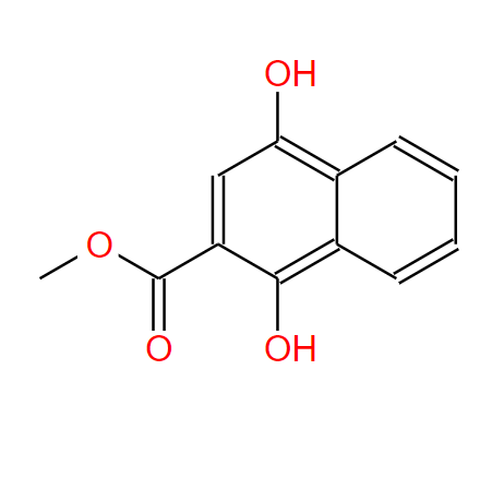 1,4-二羟基-2-萘甲酸甲酯；77060-74-3