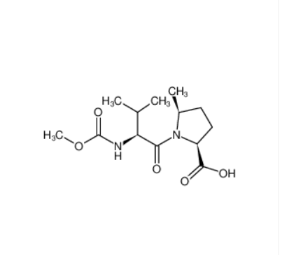 (5S)-N-(甲氧羰基)-L-缬氨酰-5-甲基-L-脯氨酸