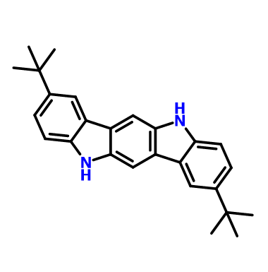 2,8-双(1,1-二甲基乙基)-5,11-二氢-吲哚[3,2-b]咔唑