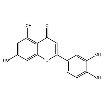 木犀草素、黄色黄素、黄示灵、毛地黄黄酮、藤黄菌素、3',4',5,7-四羟黄酮