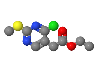 4-氯-2-甲基硫代-5-嘧啶乙酸乙酯