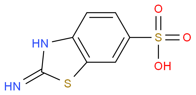 2-aminobenzothiazole-6-sulphonic acid