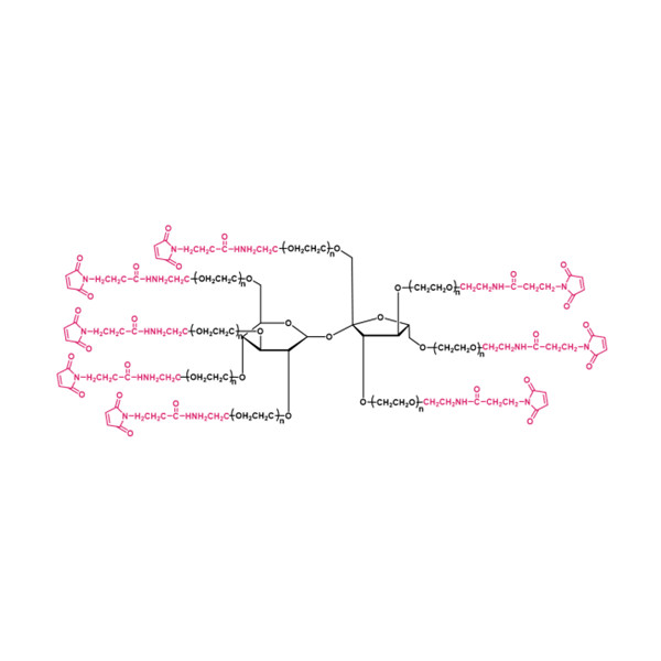 八臂聚乙二醇马来酰亚胺（酰胺键）(SUC)