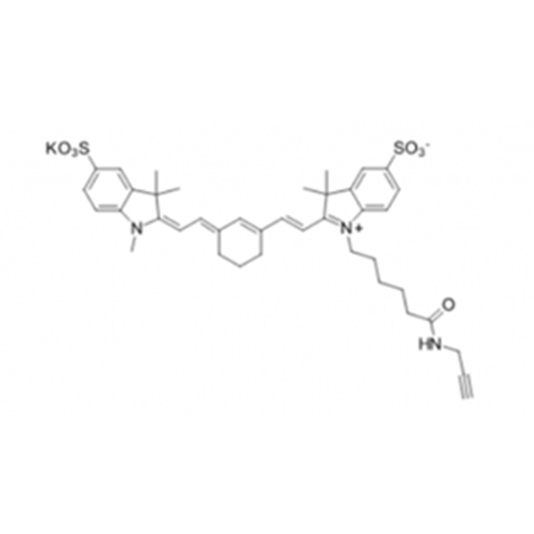 Sulfo-Cyanine7 alkyne，2183440-55-1，磺酸基-Cy7 炔基