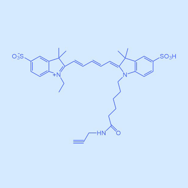 二磺酸基CY5炔基(乙基)CY5-YNE (Sulfo-Cyanine5-alkyne) 