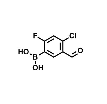 (4-氯-2-氟-5-甲酰苯基)硼酸
