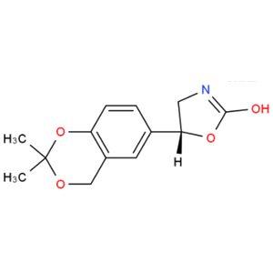 (5R)-5-(2,2-二甲基-4H-1,3-苯并二氧杂环己-6-基)-1,3-恶唑烷-2-酮