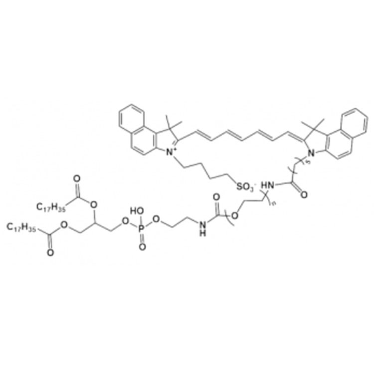 ICG-PEG-DSPE，DSPE-PEG-ICG，吲哚菁绿-聚乙二醇-磷脂