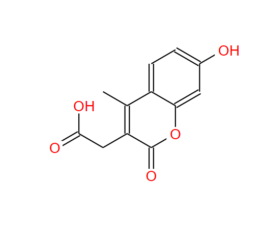 7-羟基-4-甲基香豆素-3-乙酸