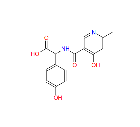 2-(6-甲基-4-羟基烟酰胺基)-2-(4-羟基苯基)乙酸