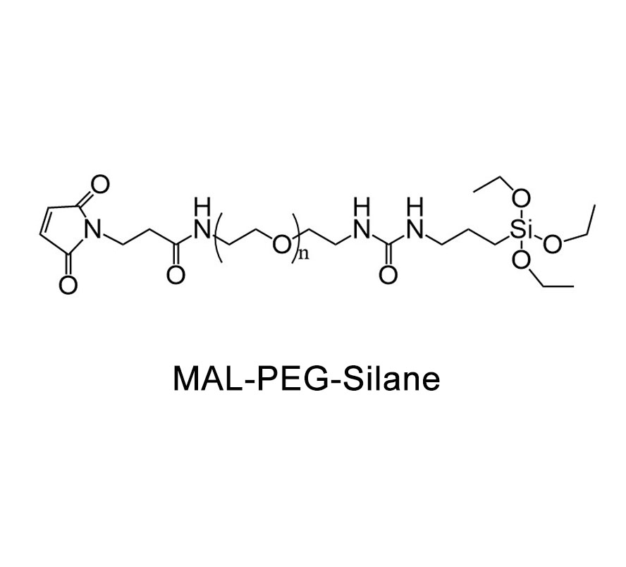 马来酰亚胺-聚乙二醇-硅烷,Silane-PEG-MAL,Silane-PEG-Maleimide