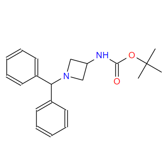 1-二苯甲基氮杂环丁烷-3-氨基甲酸叔丁酯