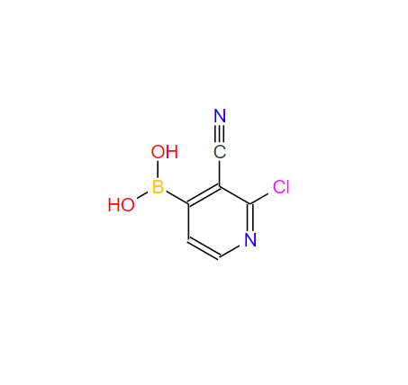 2-氯-3-氰基吡啶-4-硼酸