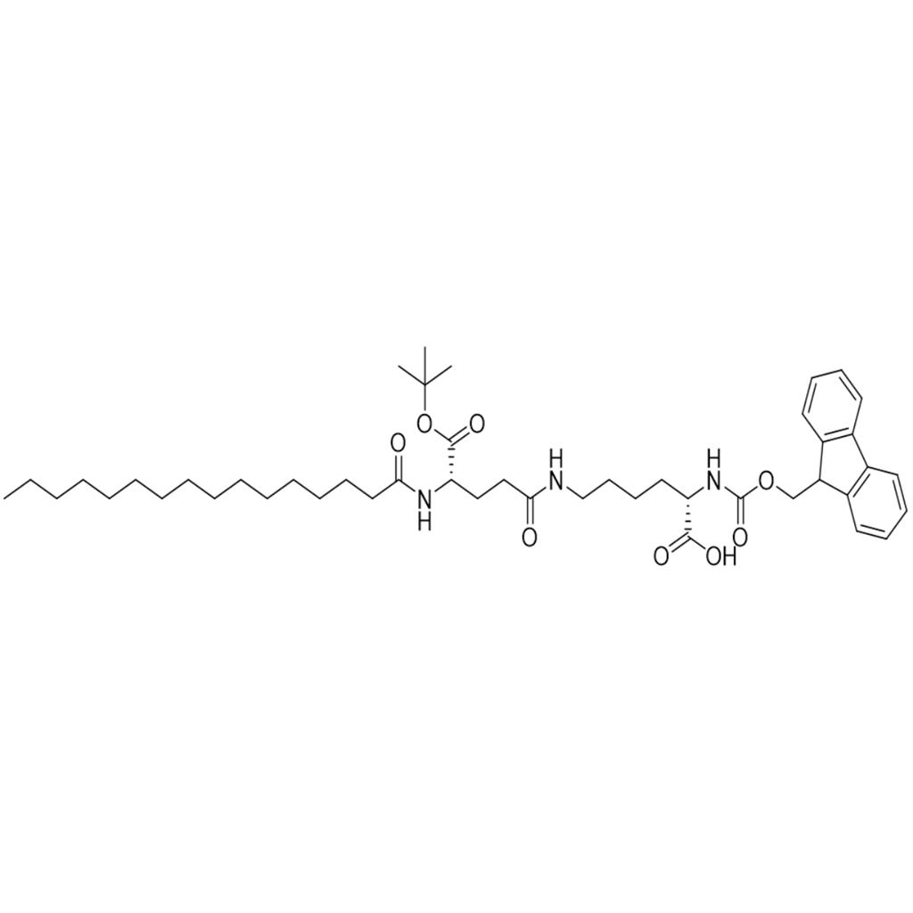 Fmoc-Lys (Pal-Glu-otBu)-OH；1491158-62-3； TEL19983060238