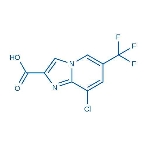 8-氯-6-(三氟甲基)咪唑并[1,2-a]吡啶-2-羧酸