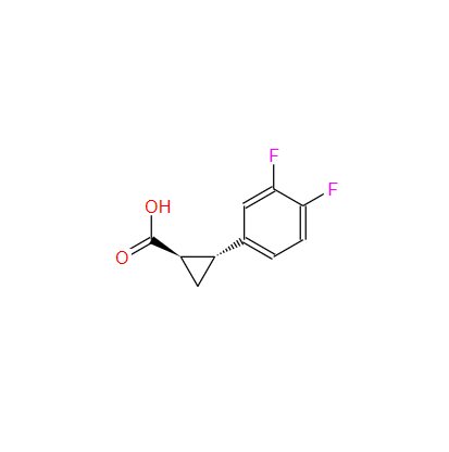 (1R,2S)-REL-2-(3,4-二氟苯基)环丙基甲酸；220352-36-3