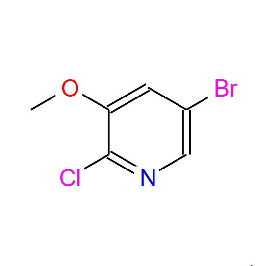 5-溴-2-氯-3-甲氧基吡啶