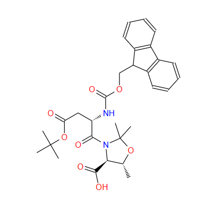 (BETAS,4S)-4-羧基-BETA-[[芴甲氧羰基]氨基]-2,2,5-三甲基-GAMMA-氧代-3-恶唑烷丁酸叔丁酯