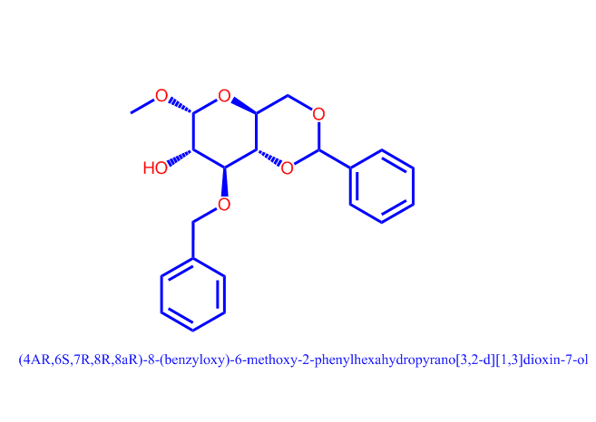 甲基4,6-0-亚苄基-3-O苄基-a-D-吡喃葡萄糖苷 