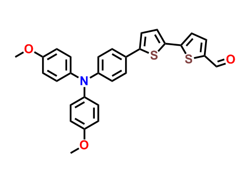 5′-(4-(bis(4-methoxyphenyl)amino)phenyl)-[2,2′-bithiophene]-5-carbaldehyde