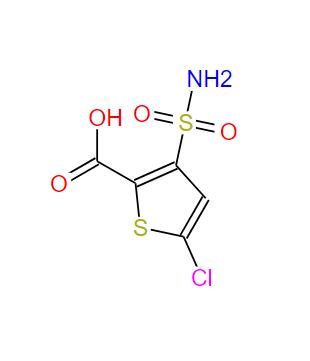 1017791-22-8；3-（氨基磺酰基）-5-氯噻吩-2-羧酸