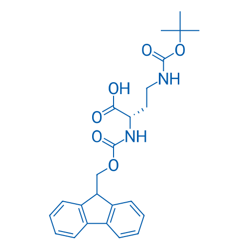 Fmoc-Dab(Boc)-OH，N-芴甲氧羰基-N'-叔丁氧羰基-L-2,4-二氨基丁酸