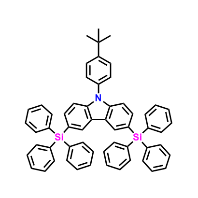 9-(4-叔丁基苯基)-3,6-双(三苯基硅基)-9H-咔唑