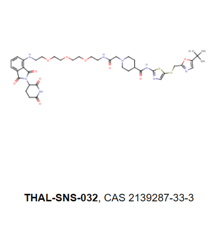 THAL-SNS-032 是一种选择性的 CDK 降解剂