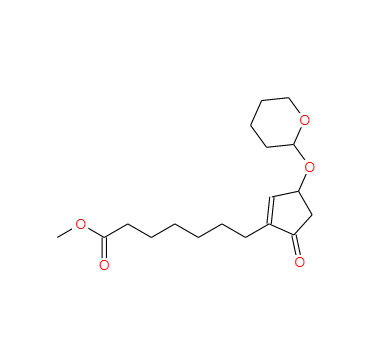 5-氧代-3-[(四氢-2H-吡喃-2-基)氧基)-1-环戊烯-1-庚酸甲酯(中间...)