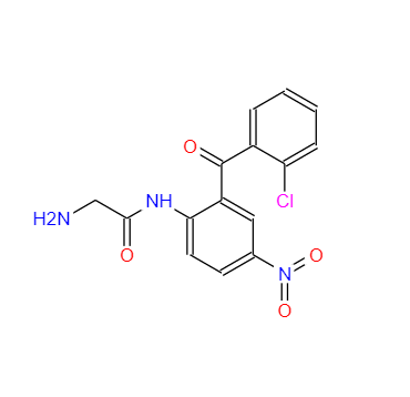 2-胺基乙酰氨基-5-硝基-2'-氯二苯甲酮