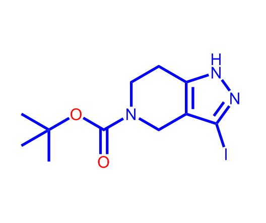 3-碘-1H,4H,5H,6H,7H-吡唑并[4,3-c]吡啶-5-羧酸叔丁酯661487-17-8