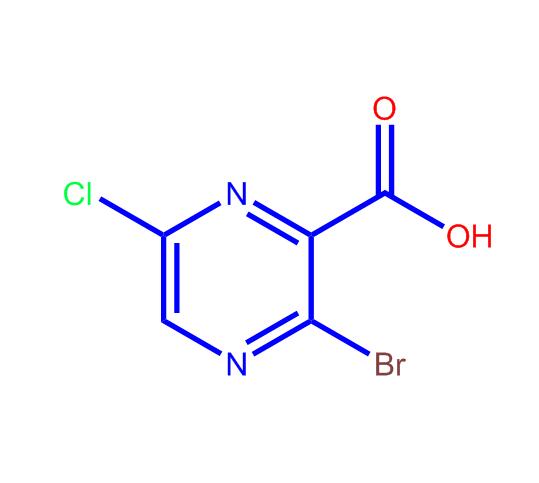 3-溴-6-氯吡嗪-2-羧酸1260773-60-1