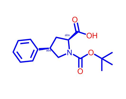 (2S,4S)-1-(叔丁氧羰基)-4-苯基吡咯烷-2-羧酸96314-29-3