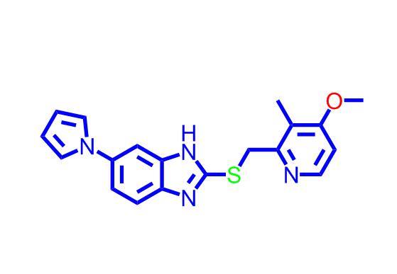 2-[[(4-甲氧基-3-甲基-2-吡啶基)甲基]硫基]-6-(1H-吡咯-1-基)-1H-苯并咪唑172152-35-1