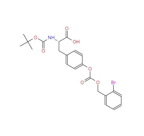 N-叔丁氧羰基-O-(2-溴苄氧羰基)-L-酪氨酸