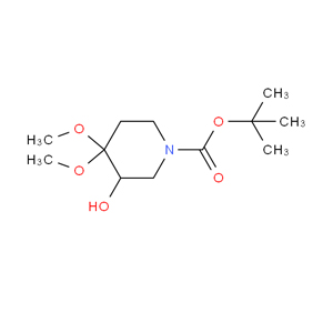 3-羟基-4,4-二甲氧基哌啶-1-羧酸叔丁酯