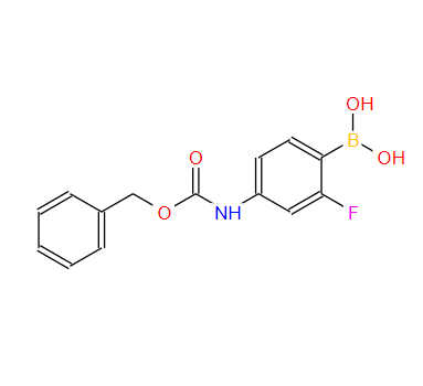 4-(苄氧羰基氨基)-2-氟苯硼酸