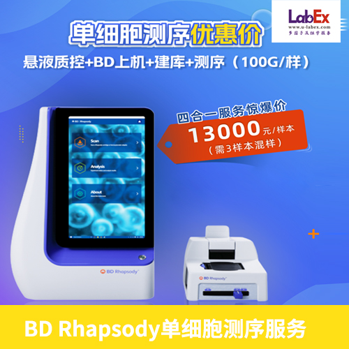 BD Rhapsody 单细胞测序服务，高通量单细胞转录组&蛋白组测序