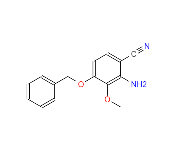 2-氨基-4-苄氧基-3-甲氧基苯腈