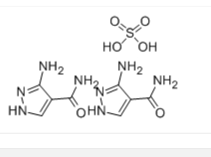 3-氨基-4-甲酰胺基吡唑半硫酸盐