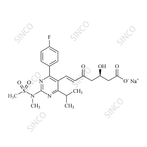 瑞舒伐他汀杂质钠盐(5-氧代瑞舒伐他汀钠盐)