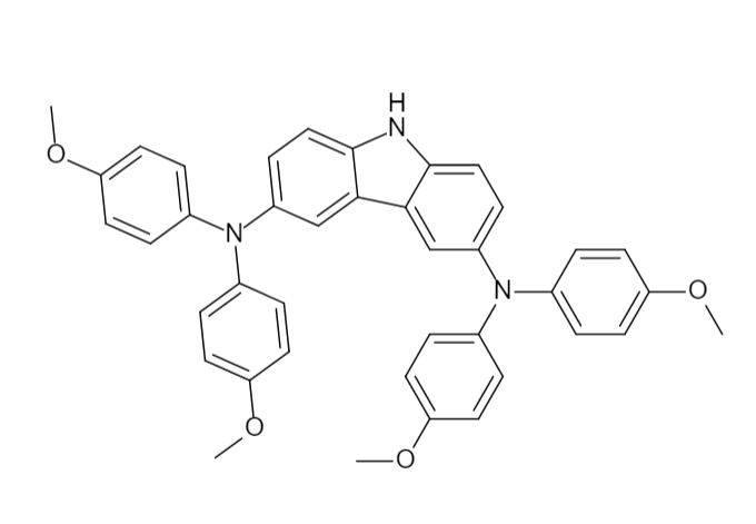N,N,N,N-四(4-甲氧基苯基)-9H-咔唑-3,6-二胺  1630723-98-6